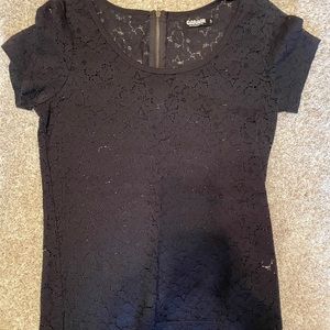 Black lace top